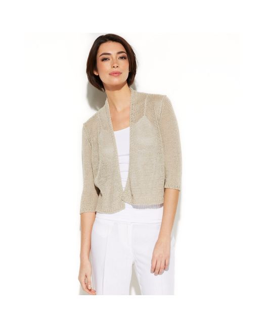 Eileen fisher cropped cardigan discount