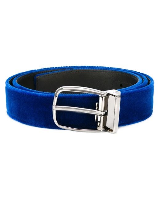 Dolce & Gabbana Blue Velvet Belt for men