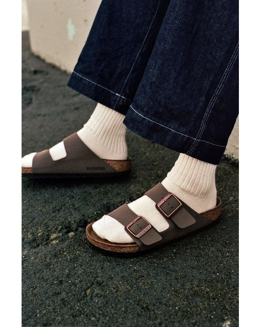 Birkenstock Arizona Nubuck Mocca in Blue for Men | Lyst UK