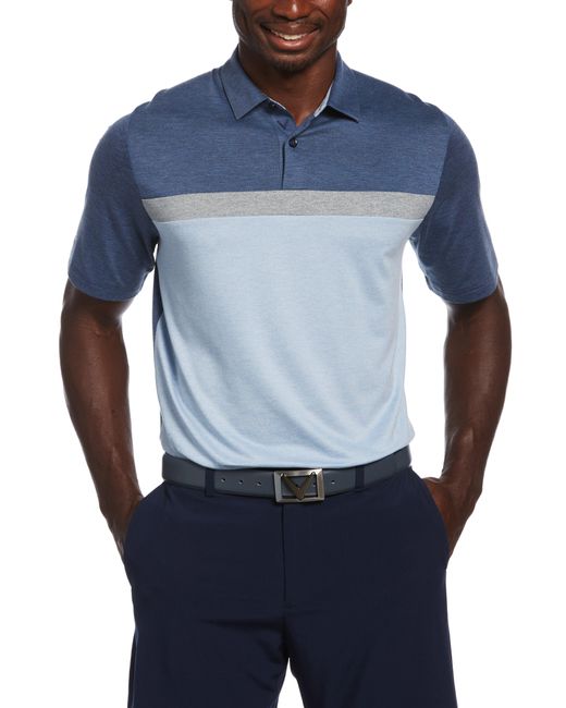 Callaway Apparel Big & Tall Color Block Golf Polo in Blue for Men Lyst