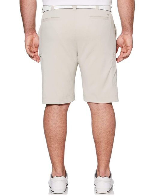 Tall Stretch Solid Cargo Short 