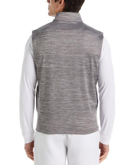Callaway Apparel Mixed Media Full Zip Puffer Golf Vest in Gray for Men |  Lyst
