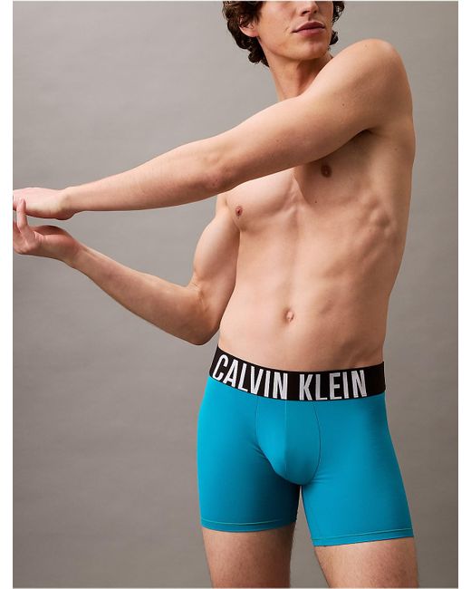 Calvin Klein Gray Intense Power Micro 3-Pack Boxer Brief for men