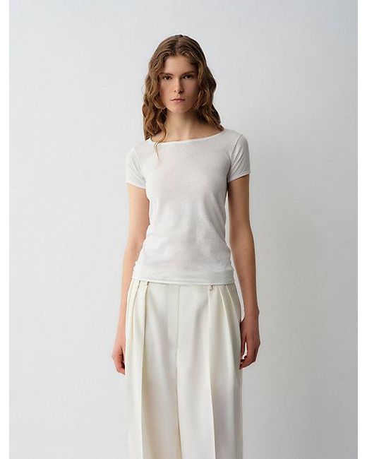 Calvin Klein White Reid Tee