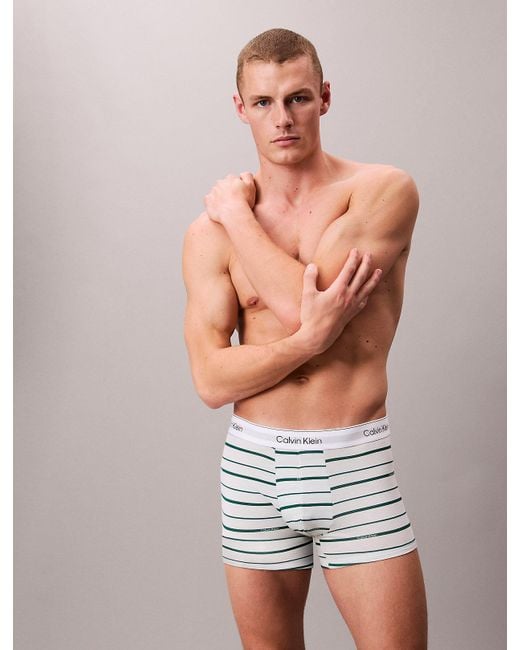 Calvin Klein Blue 3 Pack Trunks for men