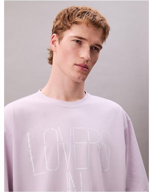 Calvin Klein Pink Marc Hundley Pride Lovers for men