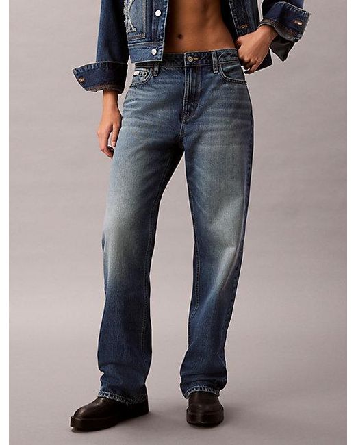 Calvin Klein Blue Jeans 90S Straight Jeans