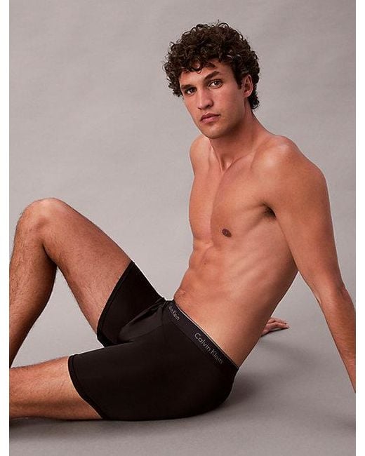 Calvin Klein Black 7 Pack Boxer Briefs Micro Stretch for men