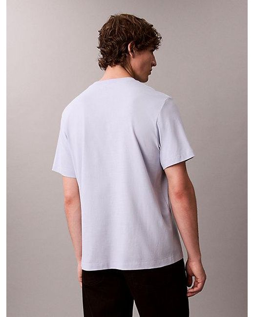 Calvin Klein Multicolor Jeans Logo Graphic Relaxed T-Shirt for men