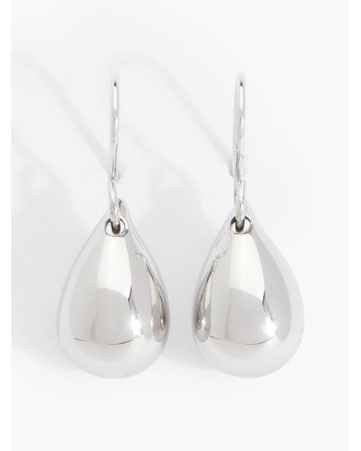 Calvin Klein Earrings - Sculptured Drops in White | Lyst UK