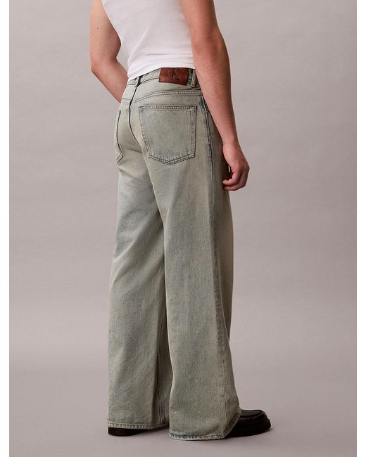 Calvin Klein Brown Wide Fit Jeans for men