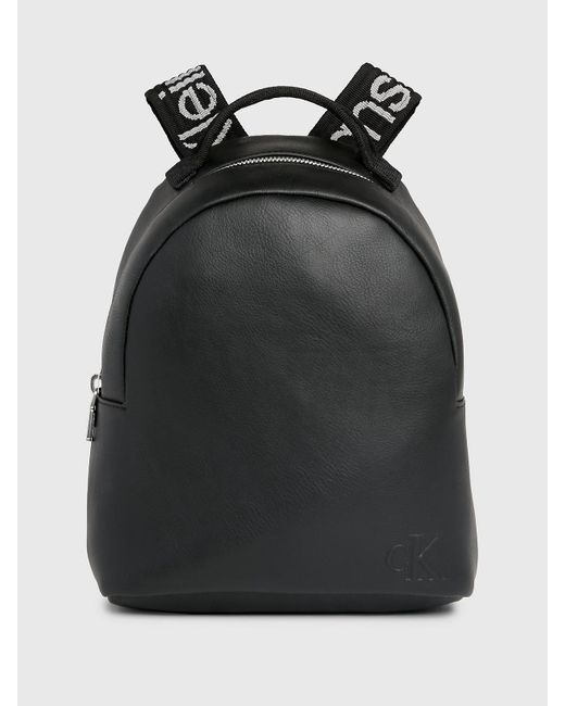 Calvin Klein Black Mini Round Backpack