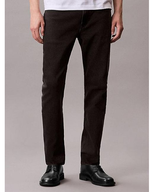 Calvin Klein White Jeans Slim Tapered Jeans for men
