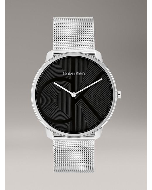 Calvin Klein Gray Skeleton Dial Automatic Watch for men