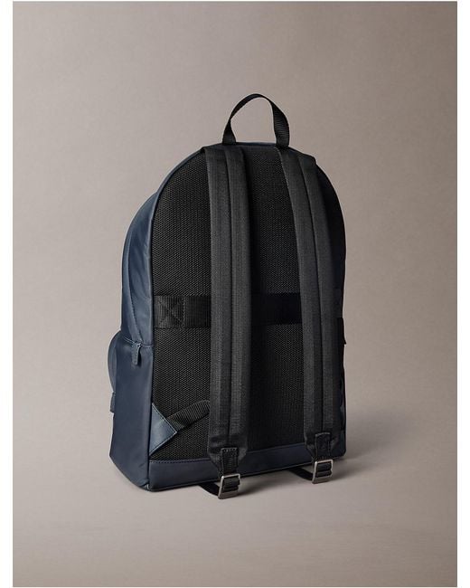 Calvin Klein Blue Nylon Round Backpack for men