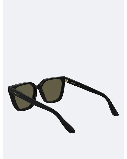 Calvin Klein Gray Modified Rectangle Sunglasses Ck25500S