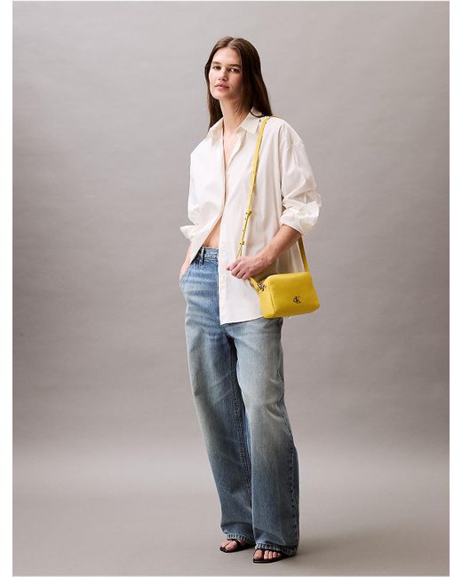 Calvin Klein Yellow Archive Hardware Camera Bag