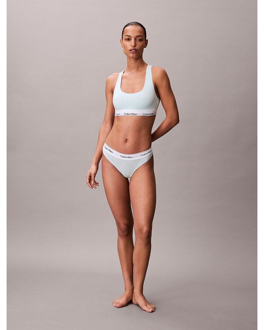 Calvin Klein White Unlined Bralette