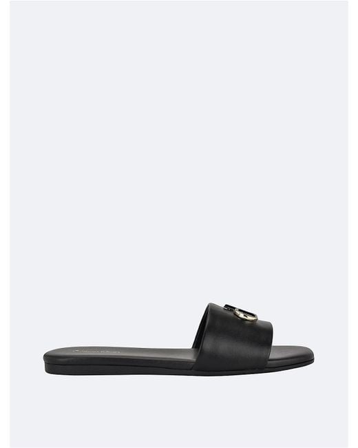 Calvin Klein White Yancie Sandal