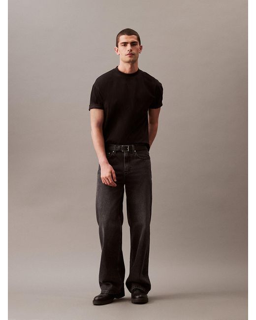 T-shirt oversize avec monogramme - Pride Calvin Klein pour homme en coloris Black