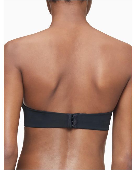 Calvin Klein Blue Strapless Push-Up Bra