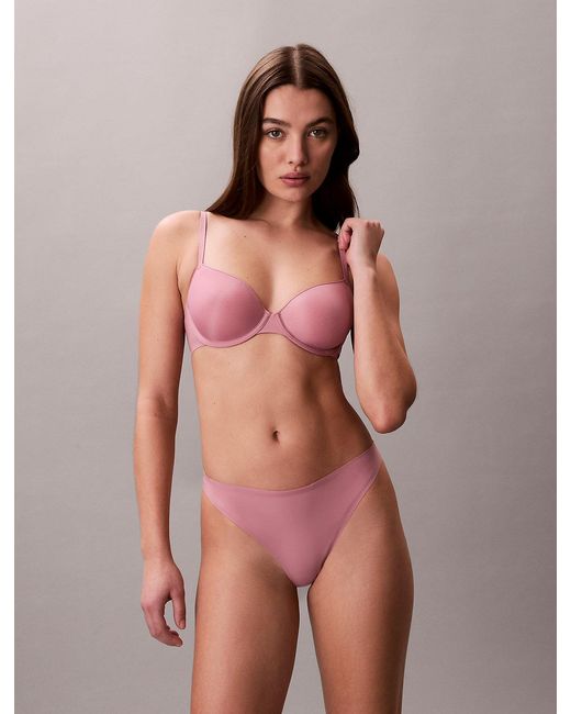 Calvin Klein Pink Demi T-Shirt Bra