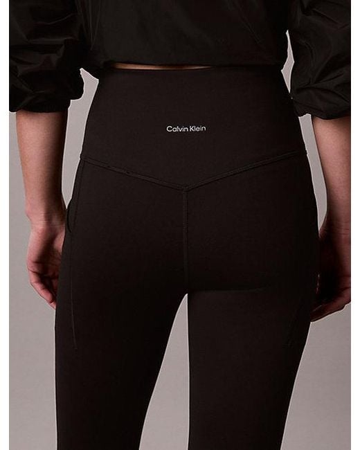 Calvin Klein Black Sport Soft Sport 7 8 Leggings