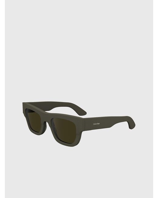 Calvin Klein Green Modified Rectangle Sunglasses Ck24510S for men