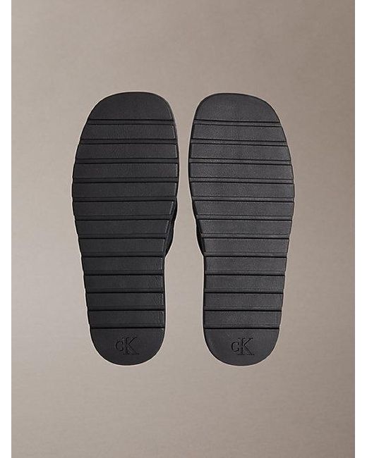 Calvin Klein Multicolor Luxor Logo Lightweight Lug Sandals for men