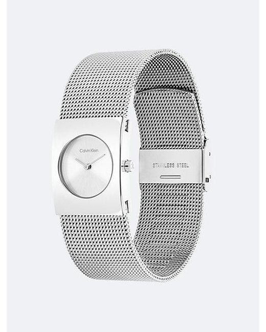 Calvin Klein White Ck Pulse Bracelet Watch