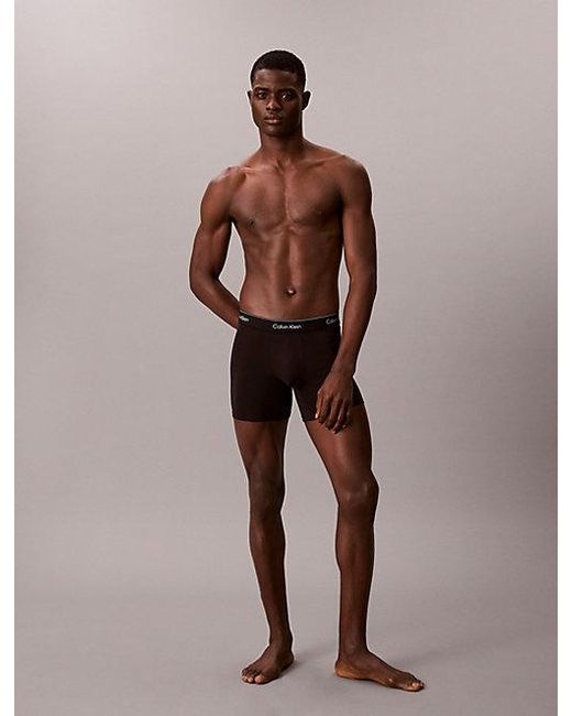 Calvin Klein Black 5 Pack Boxer Briefs for men