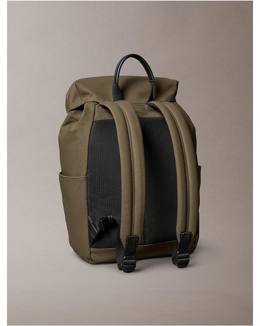 Calvin Klein Gray Canvas Backpack for men