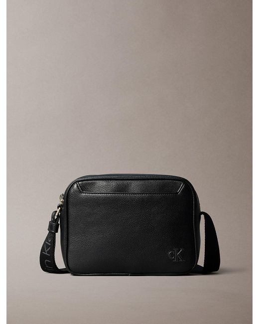 Calvin Klein Black Cargo Camera Bag for men