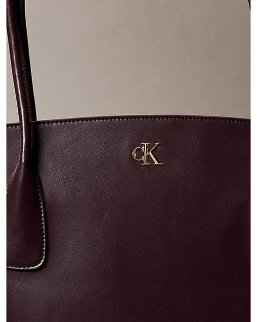 Calvin Klein Tote Bag Met Monogramlogo-Hardware in het Multicolor