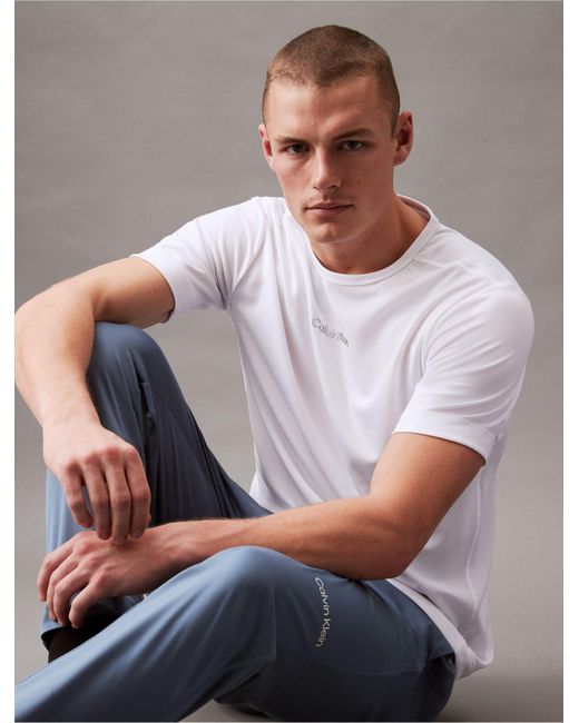 Calvin Klein Gray Modern Sport Tapered Joggers for men