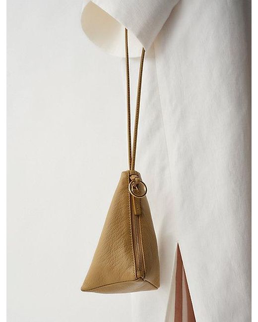 Calvin Klein White Solida Pouch