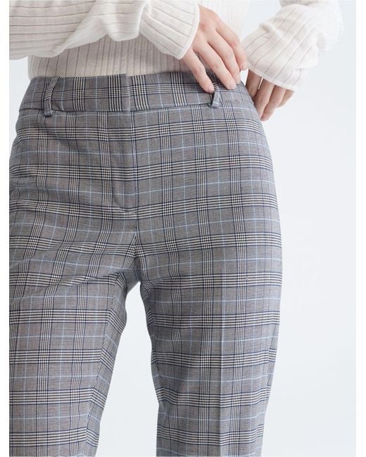 Calvin klein plaid pants cheap