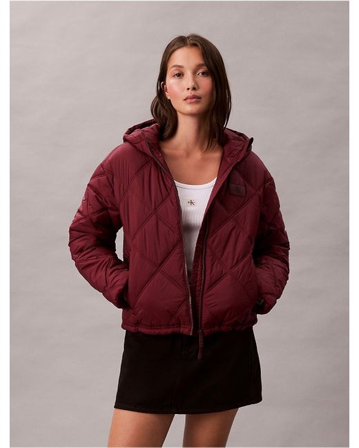 Calvin Klein Multicolor Calvin Klein Short Puffer Jacket