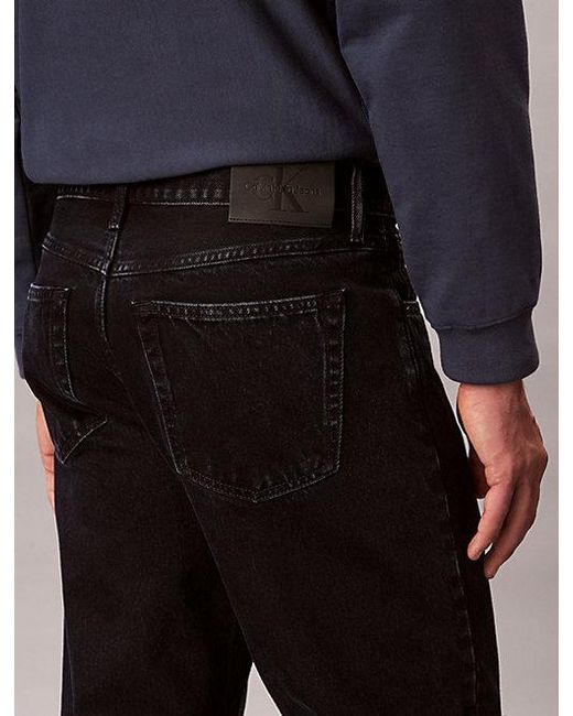 Calvin Klein Black Jeans 90S Straight Jeans for men