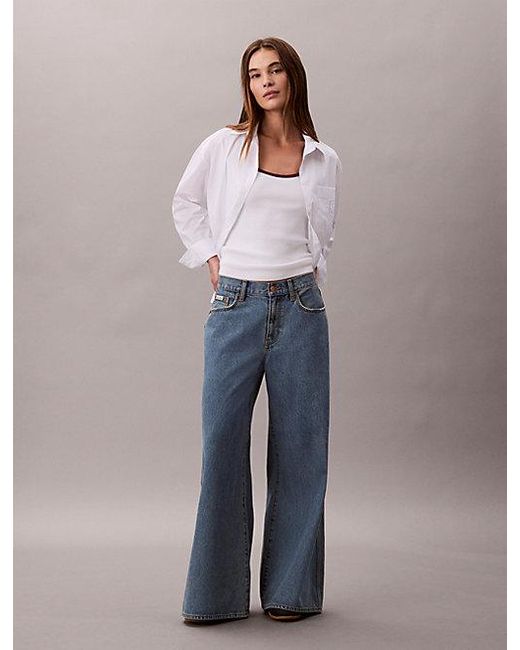 Calvin Klein Multicolor Jeans Contrast Trim Ribbed Tank Top