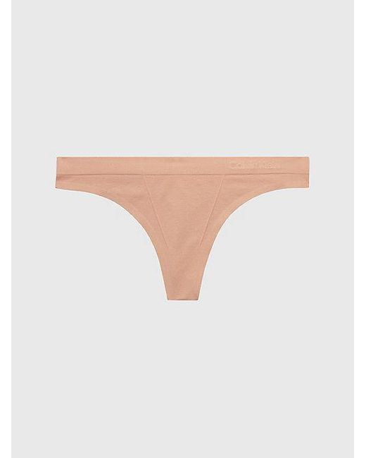 Calvin Klein Natural Thong Bonded Flex