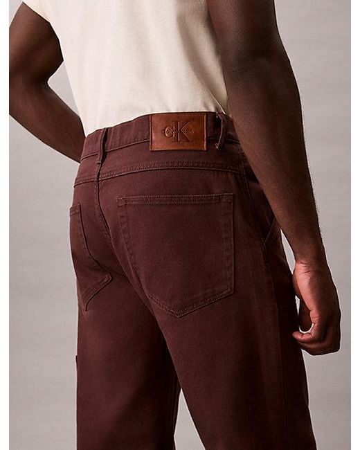 Calvin Klein Straight Leg Carpenter Jeans in Multicolor für Herren