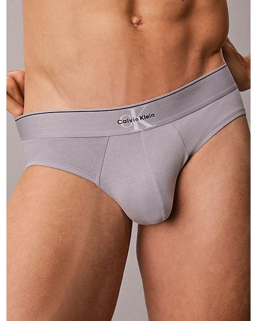 Calvin Klein Blue 3 Pack Briefs for men