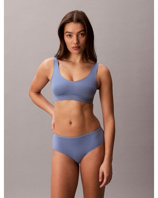 Calvin Klein Blue Soft Wire Bralette