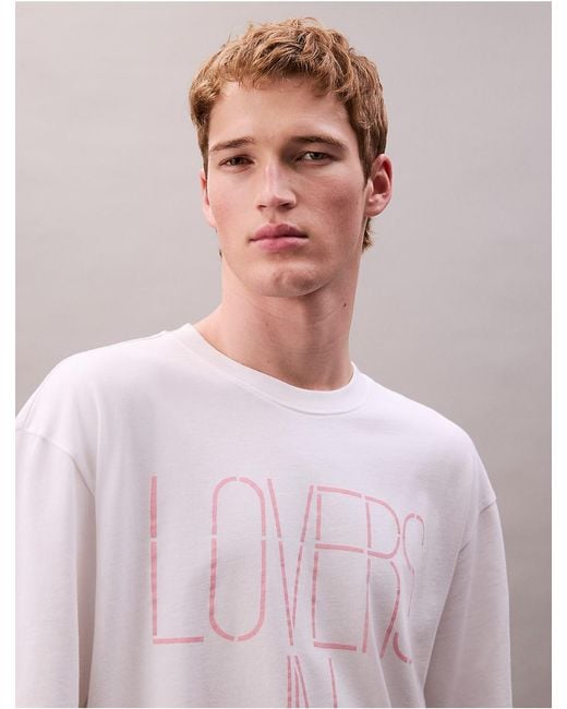 Calvin Klein Pink Marc Hundley Pride Lovers for men