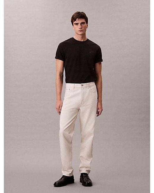 Calvin Klein Brown 90S Taper Fit Jeans for men