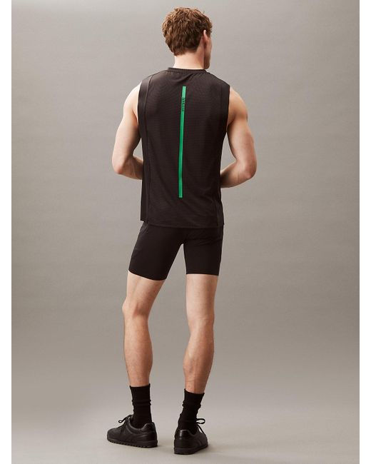 Calvin Klein Black Tight Gym Shorts for men