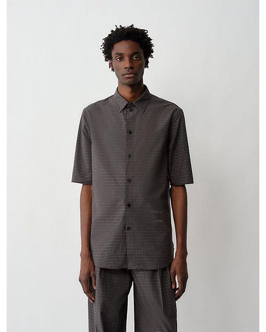 Calvin Klein Black Juan Button-Down Shirt for men