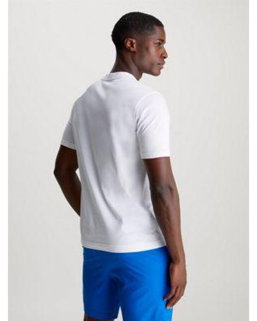 Calvin Klein Sport T-shirt Met Logo in het White voor heren