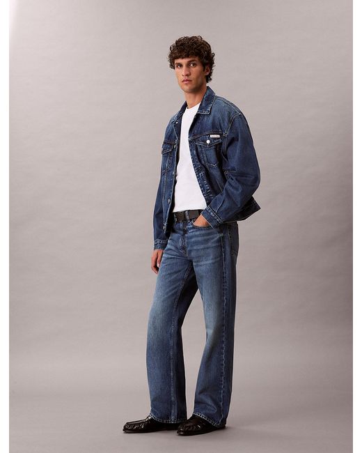 Calvin Klein Blue Bootcut Fit Jeans for men